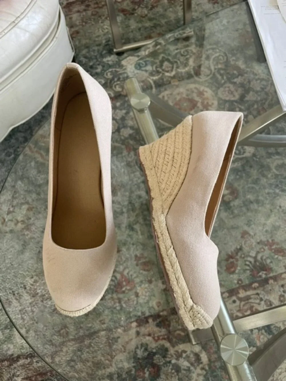 BEIGE ESPADRILLES